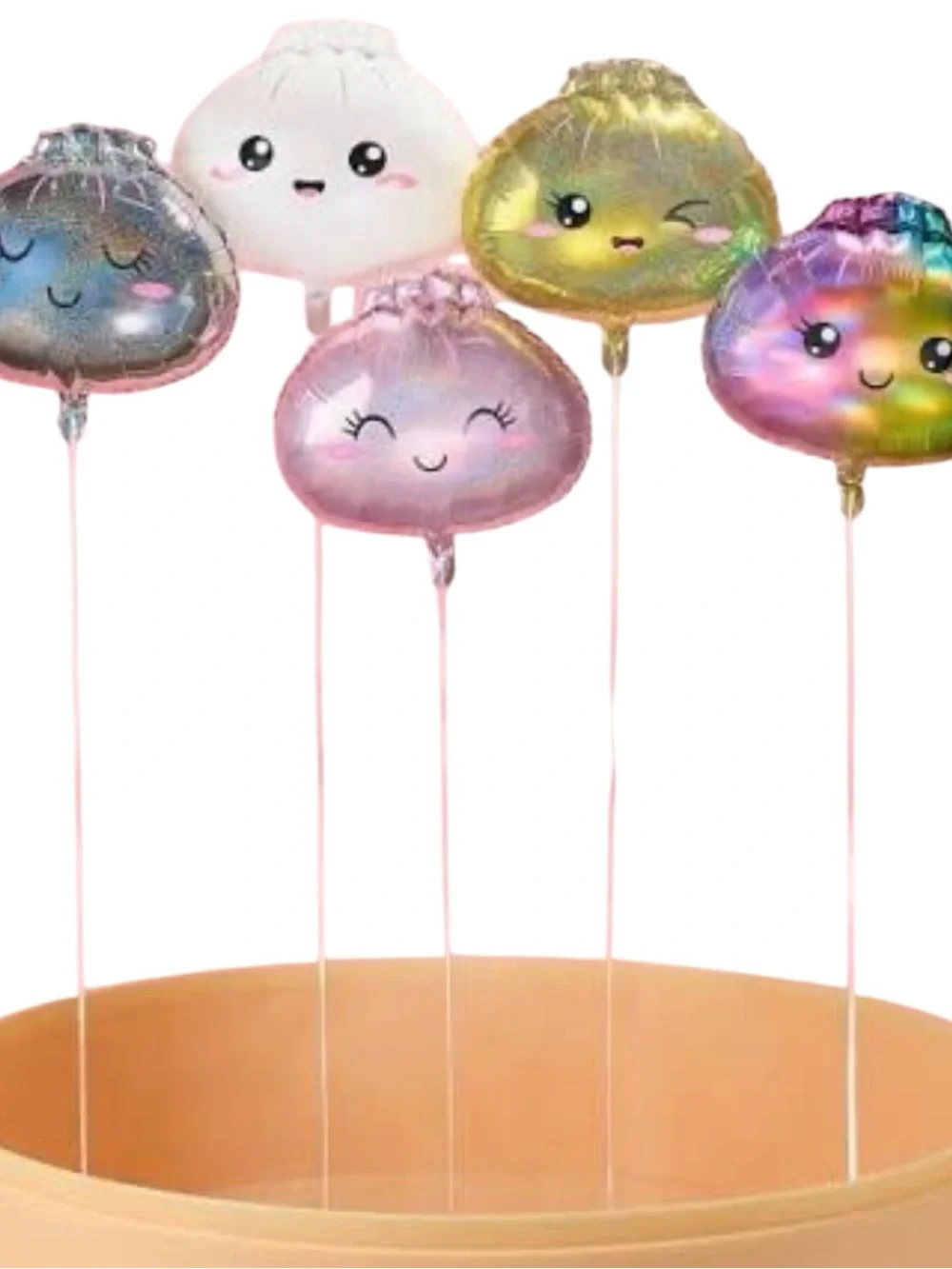 Dumpling Foil Balloons Set of 5